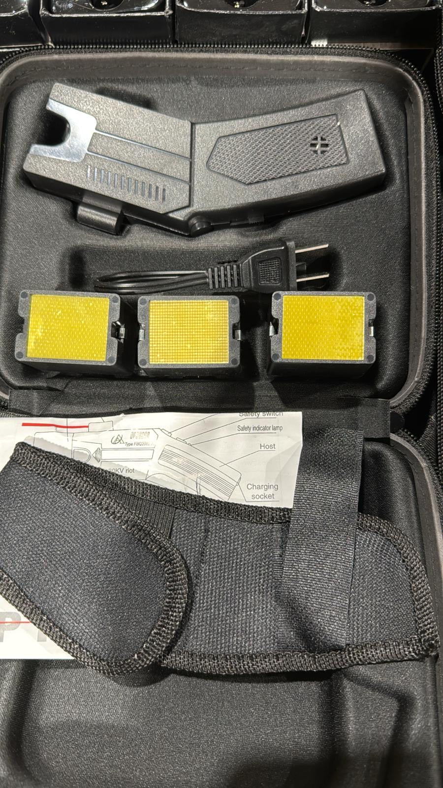 EliteStrike Defender – 800K Volt Police-Style Rechargeable with Cartridges & Case