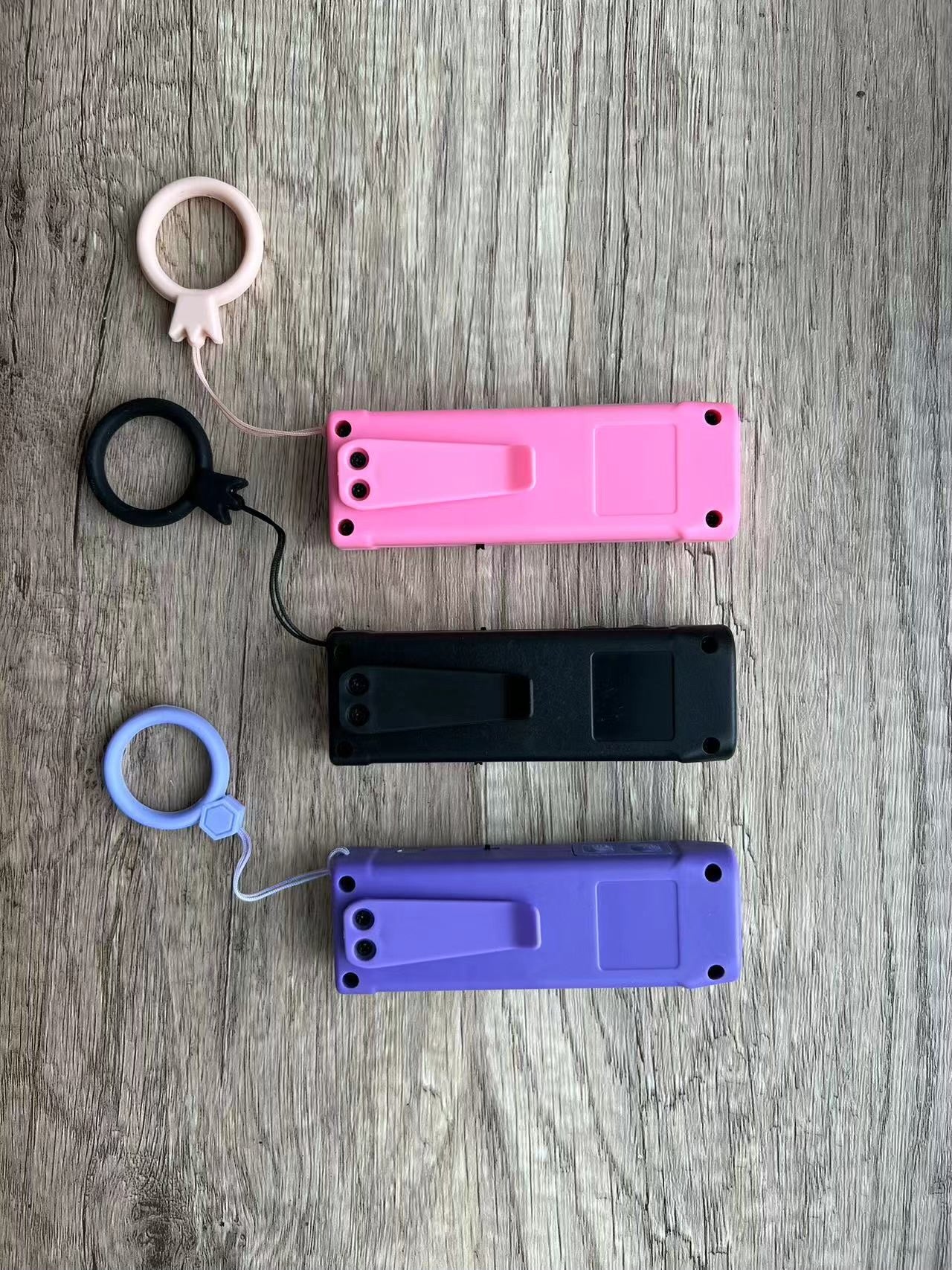 BlingBolt Mini Siren Stunner – 3-in-1 Rechargeable with LED Light & Alarm | Pink, Purple, Black