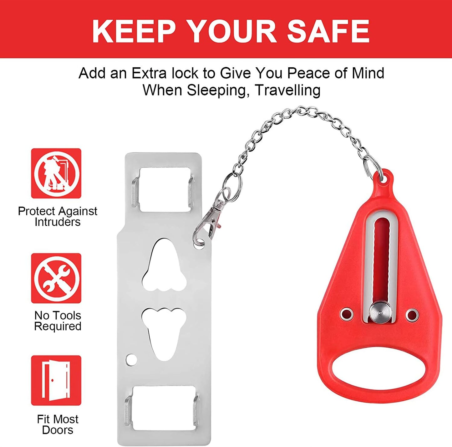 Portable Door Lock – Secure Anywhere, Anytime