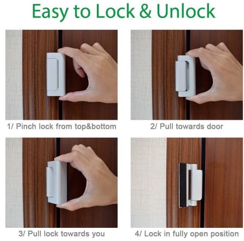 Home Door Lock (Add-On Privacy Lock for Hotels & Home)