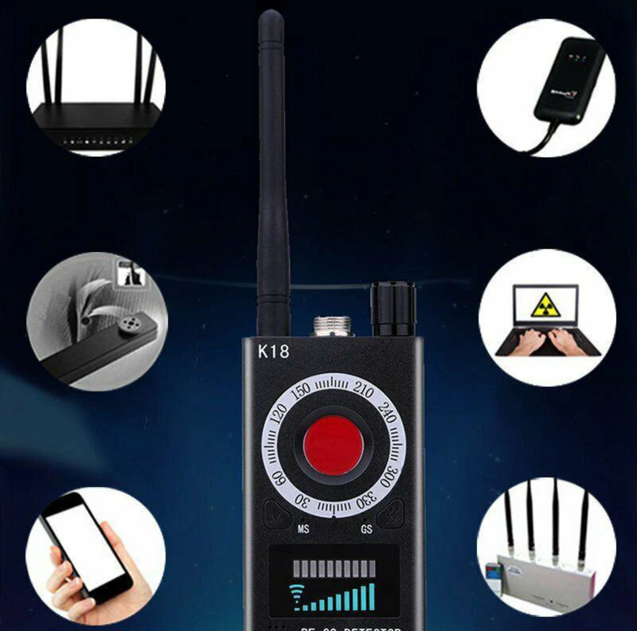 Portable Privacy Detector | Compact Signal Scanner